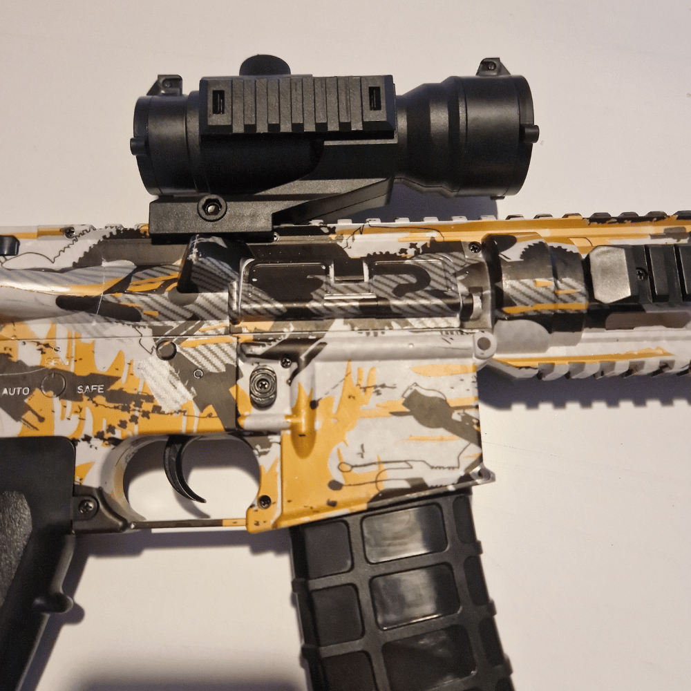 M4 Assault Orange - Elektrisk Gelblaster Gevär