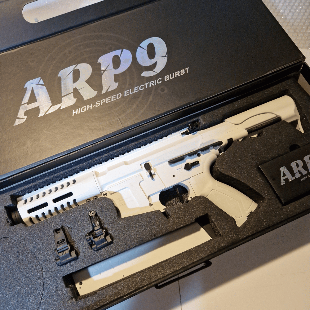 ARP9 Elite Hvid - GelBlaster Elektrisk Gevär