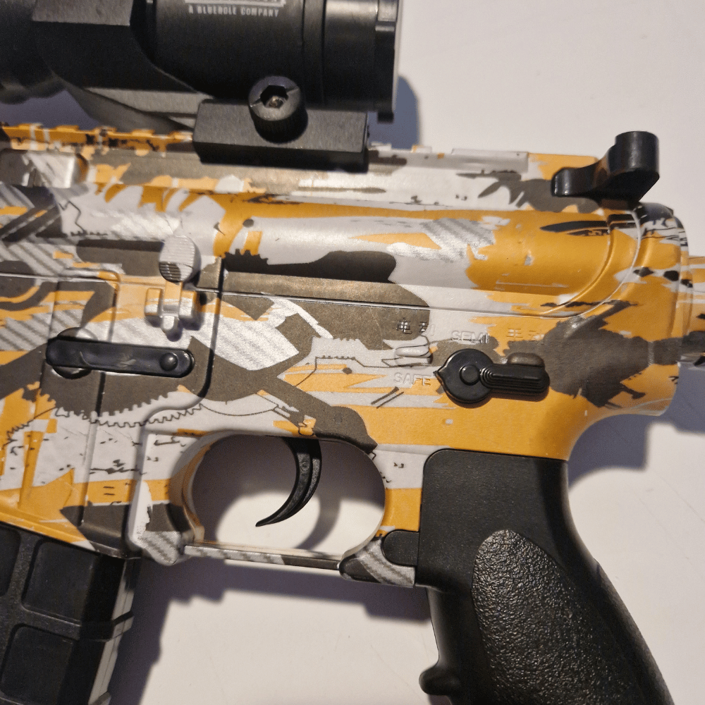 M4 Assault Orange - Elektrisk Gelblaster Gevär