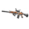 M4 Assault Orange - Elektrisk Gelblaster Gevär