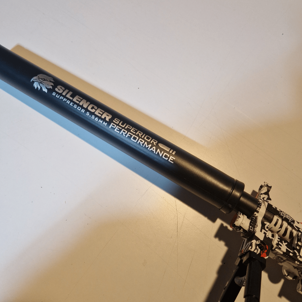 M249 Mini Röd - Elektriskt Gelblaster Gevär